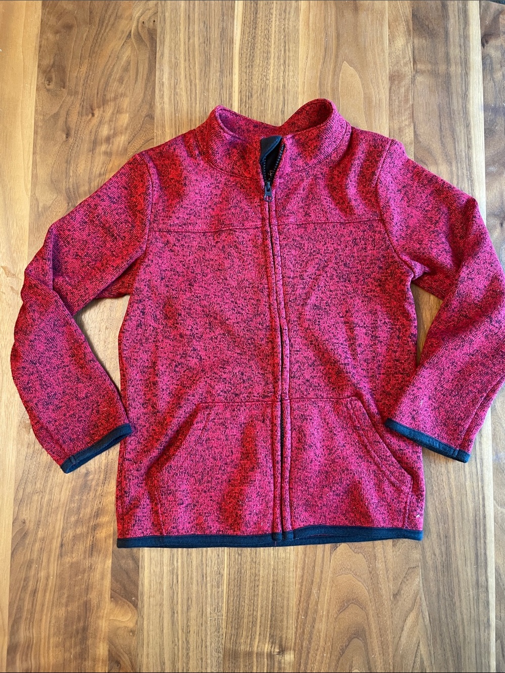 Red Kids Full-Zip Jacket